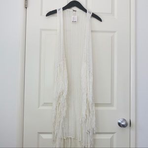 Free People fringe vest
